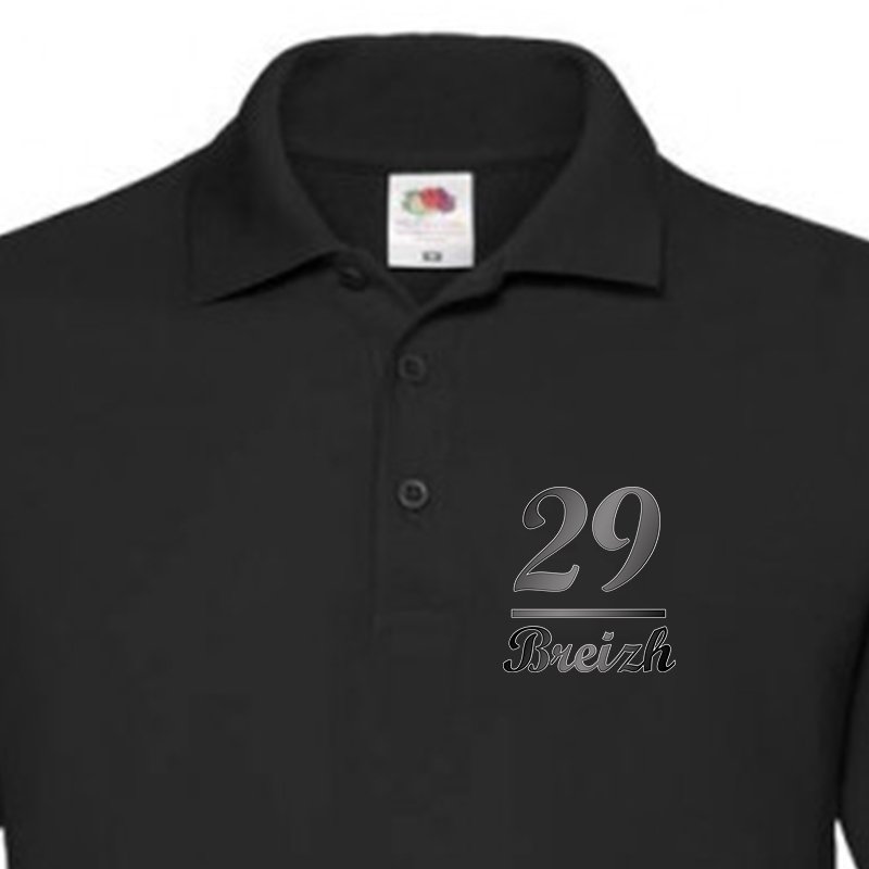 Polo 100% Coton Bateau Finistère Homme/Femme Breton Breizh  Bretagne